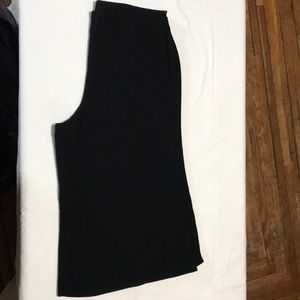 NY&Co cropped palazzo pant wide leg black slack